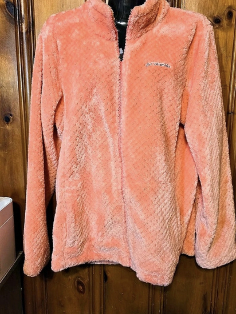 Columbia Interchange Fleece Full-Zip Jacket in Orange Size XL